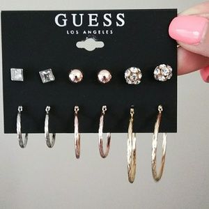 GUESS 6 sets of earrings by Guess